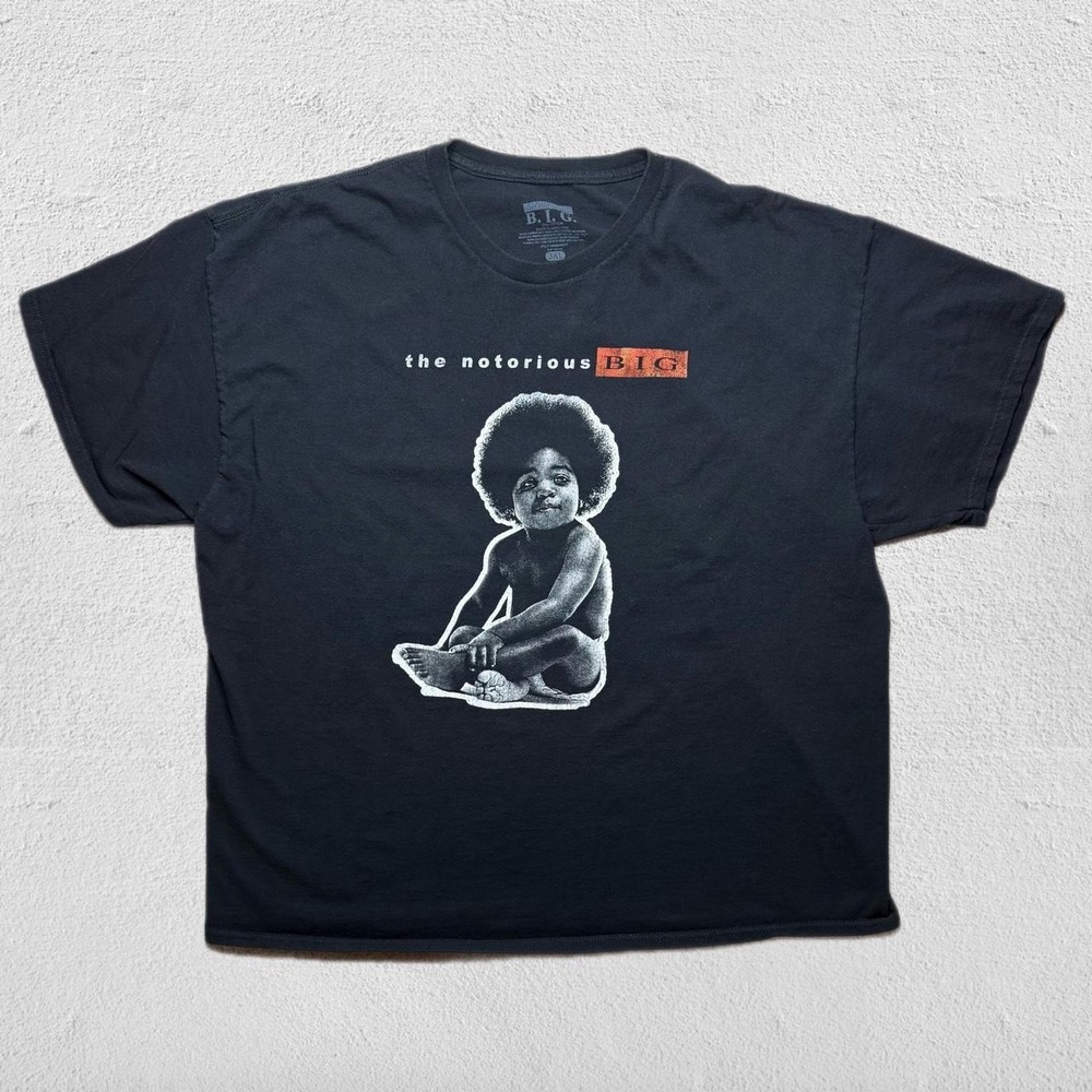 The Notorious B.I.G. Ready to Die Album Cover Graphic Tee‎ Shirt Black 3XL